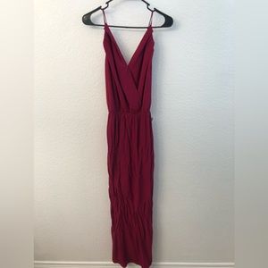 Deep red, maroon dress - size M